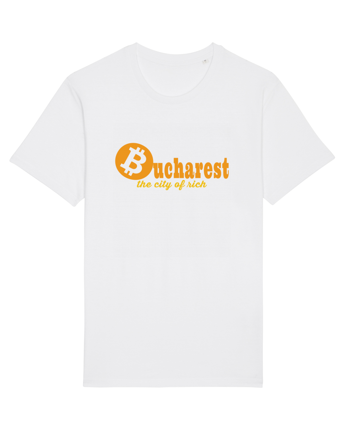 Tricou mânecă scurtă Unisex Rocker White