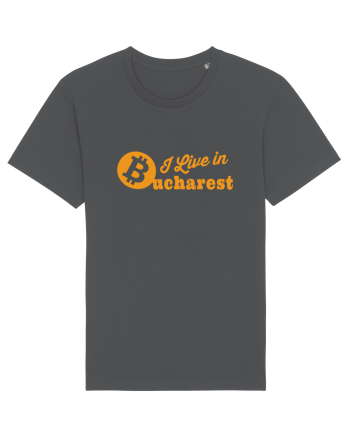I Live in Bucharest Bitcoin Anthracite