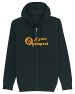 I Love Bucharest Bitcoin Hanorac cu fermoar Unisex Connector