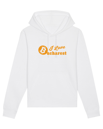 I Love Bucharest Bitcoin White
