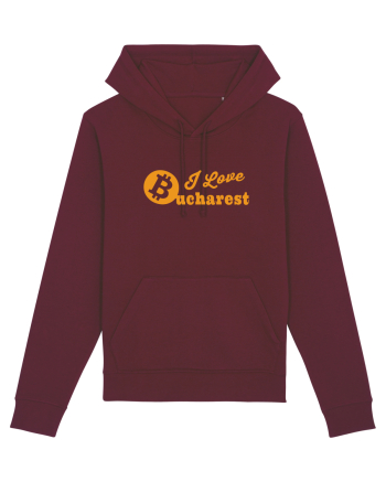 I Love Bucharest Bitcoin Burgundy