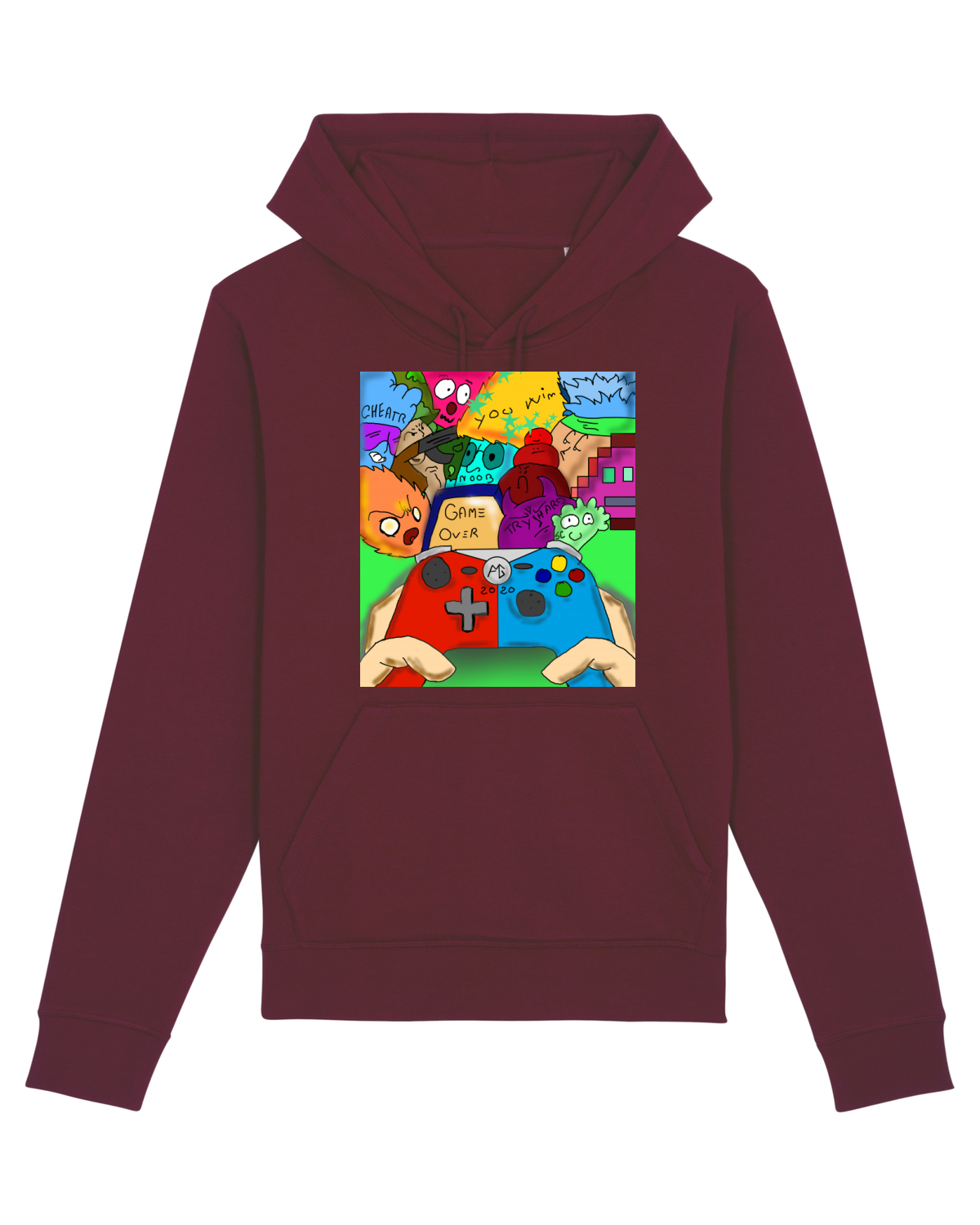 Hanorac Unisex Drummer Burgundy