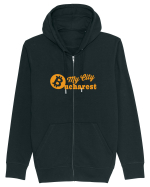 My City Bucharest Bitcoin Hanorac cu fermoar Unisex Connector