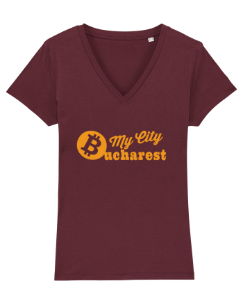 My City Bucharest Bitcoin Burgundy