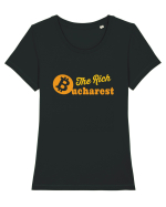 The Rich Bucharest Bitcoin Tricou mânecă scurtă guler larg fitted Damă Expresser