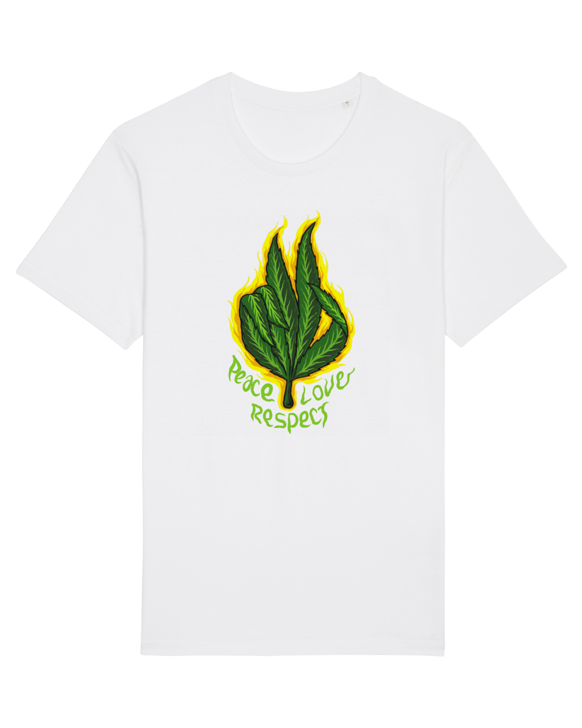 Tricou mânecă scurtă Unisex Rocker White