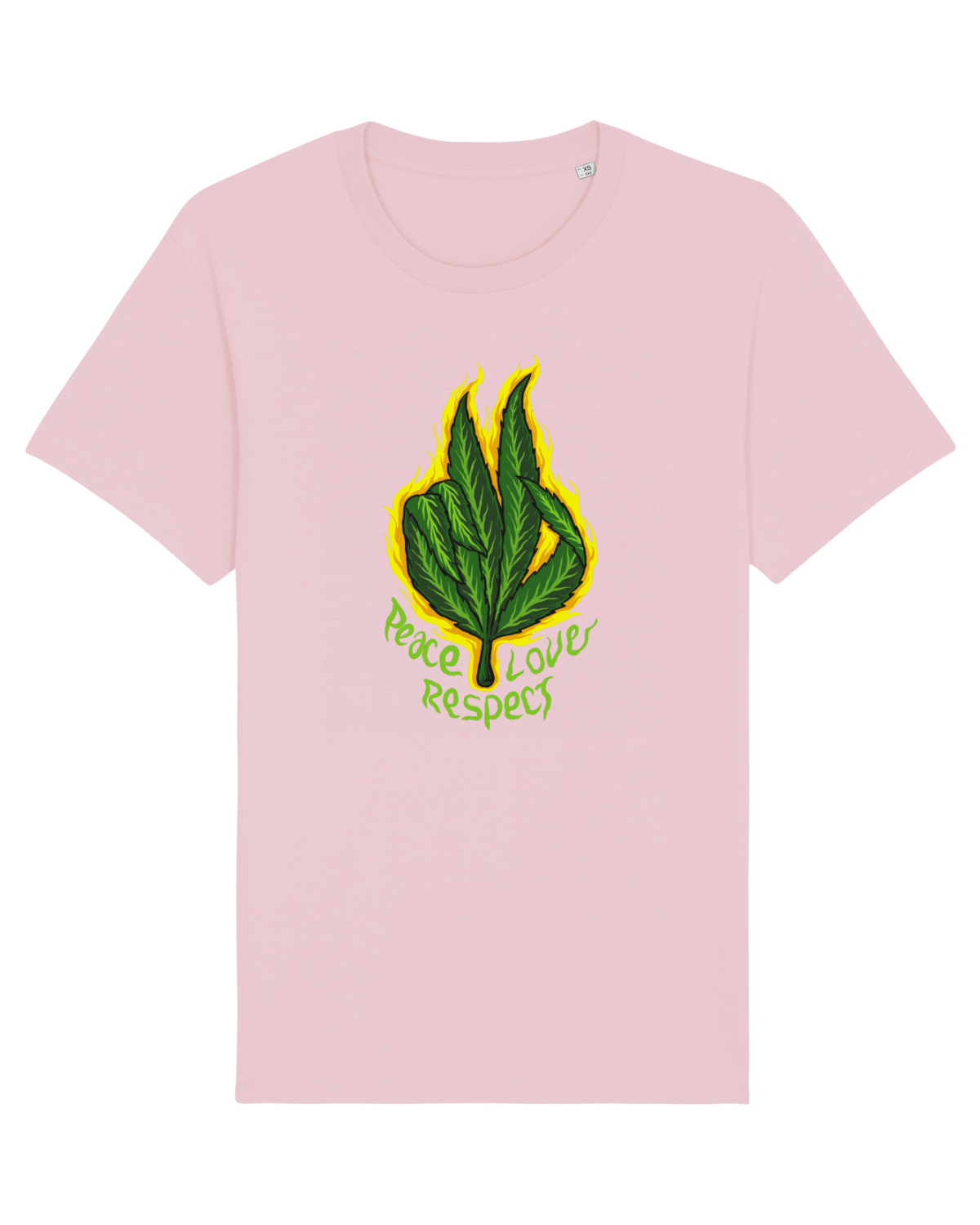Tricou mânecă scurtă Unisex Rocker Cotton Pink