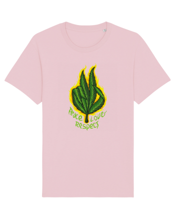 Peace Love Respect Cotton Pink