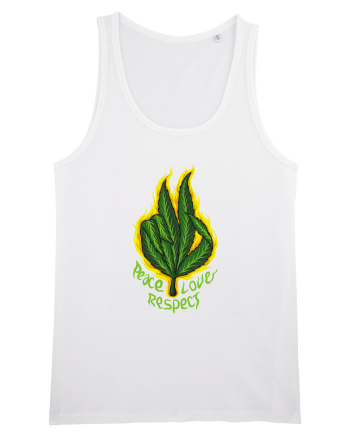 Peace Love Respect White