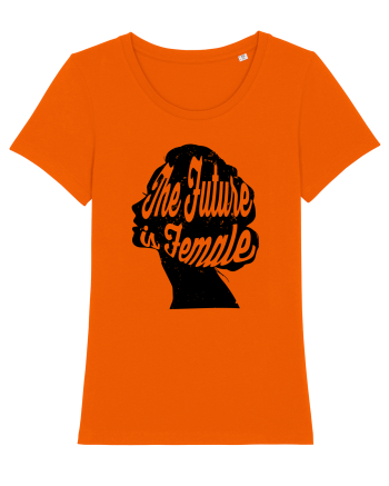 The Future Is Female Bright Orange
