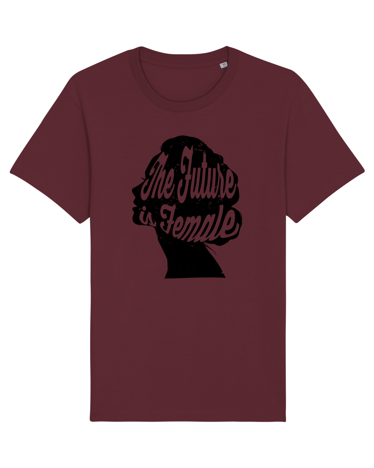 Tricou mânecă scurtă Unisex Rocker Burgundy