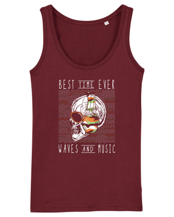 Waves And Music Burgundy