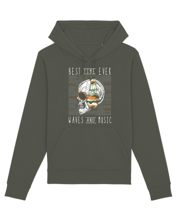 Waves And Music Khaki
