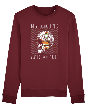 Waves And Music Burgundy