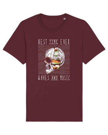 Waves And Music Burgundy