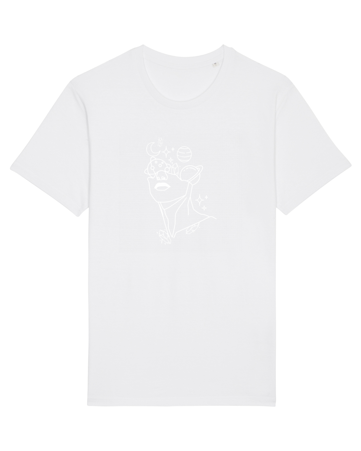 Tricou mânecă scurtă Unisex Rocker White