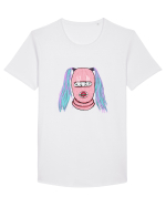 Last Mask Tricou mânecă scurtă guler larg Bărbat Skater