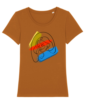 Girl in color Roasted Orange