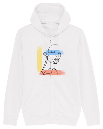 Abstract color White