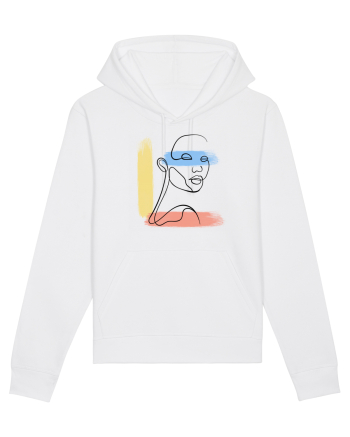 Abstract color White