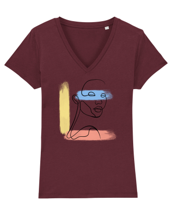 Abstract color Burgundy