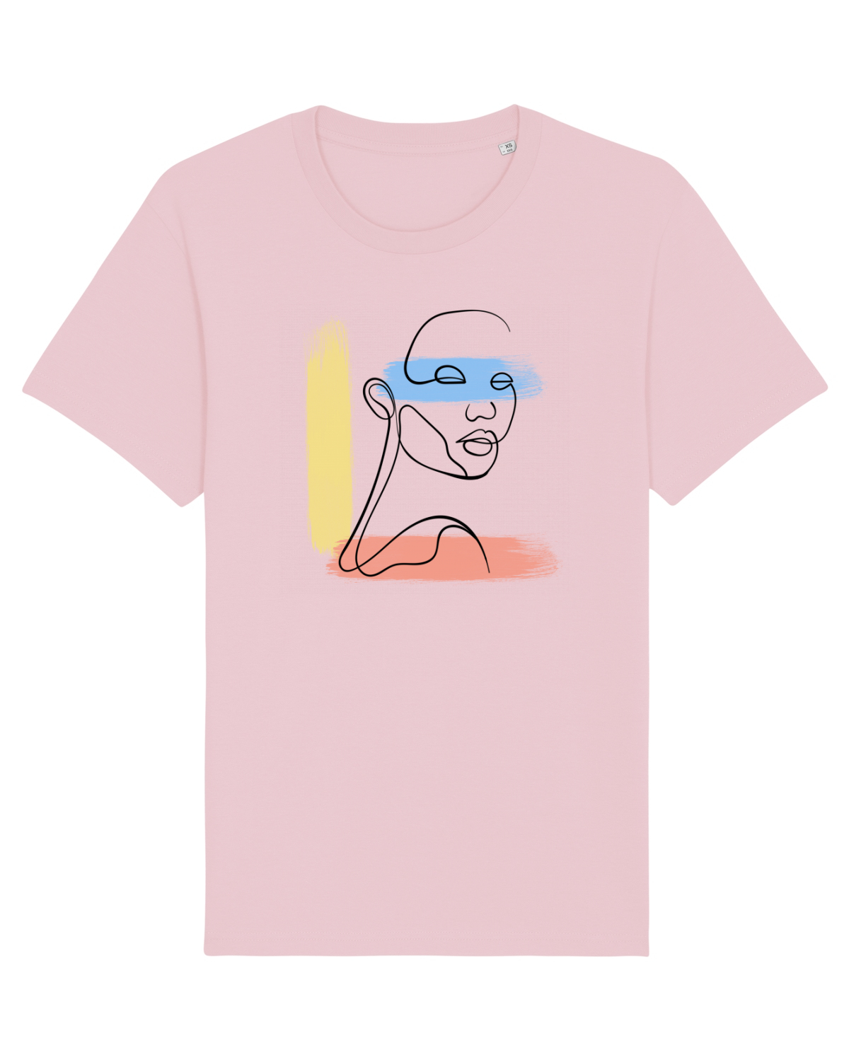Tricou mânecă scurtă Unisex Rocker Cotton Pink