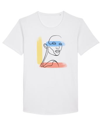 Abstract color White