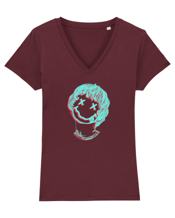 Error Smile Burgundy