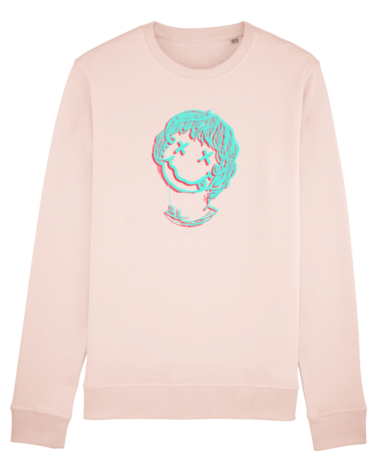 Bluză mânecă lungă Unisex Rise Candy Pink