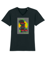 Antic modern sculpture Tricou mânecă scurtă guler V Bărbat Presenter