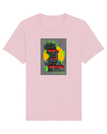 Antic modern sculpture Cotton Pink