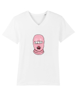 Mask Tricou mânecă scurtă guler V Bărbat Presenter