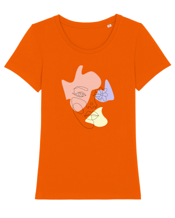 Simple face Bright Orange