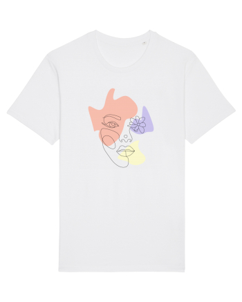 Simple face White