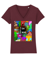 Da Wae Tricou mânecă scurtă guler V Damă Evoker