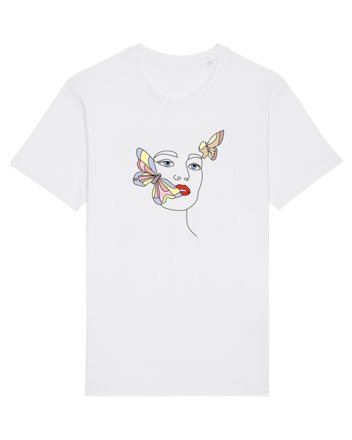 Tricou mânecă scurtă Unisex Rocker White