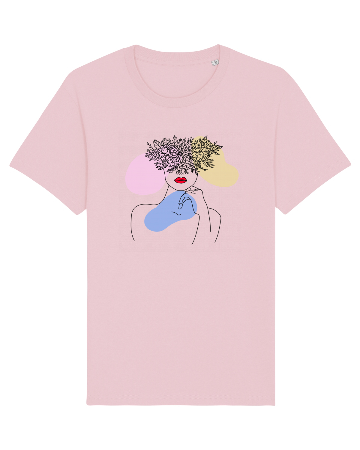 Tricou mânecă scurtă Unisex Rocker Cotton Pink