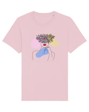 In flowers Cotton Pink