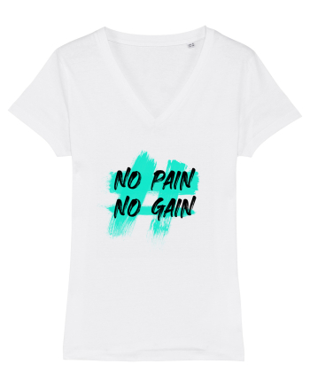 No pain No gain White