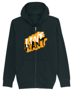 Want love Hanorac cu fermoar Unisex Connector