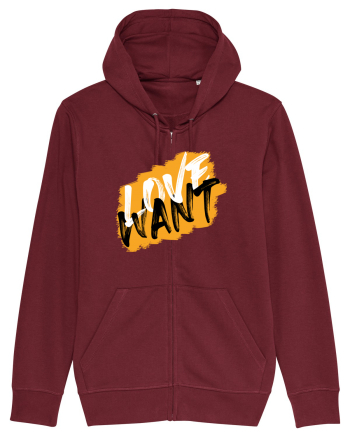 Want love Burgundy