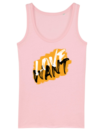 Want love Cotton Pink