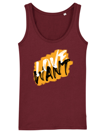 Want love Burgundy