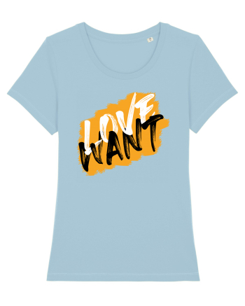 Want love Sky Blue