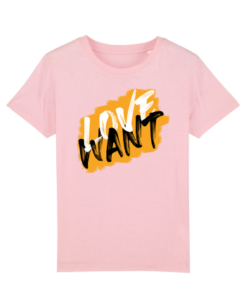 Want love Cotton Pink