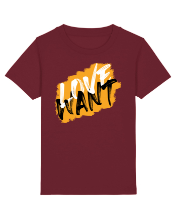 Want love Burgundy