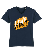 Want love Tricou mânecă scurtă guler V Bărbat Presenter