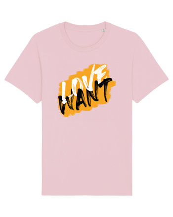 Want love Cotton Pink