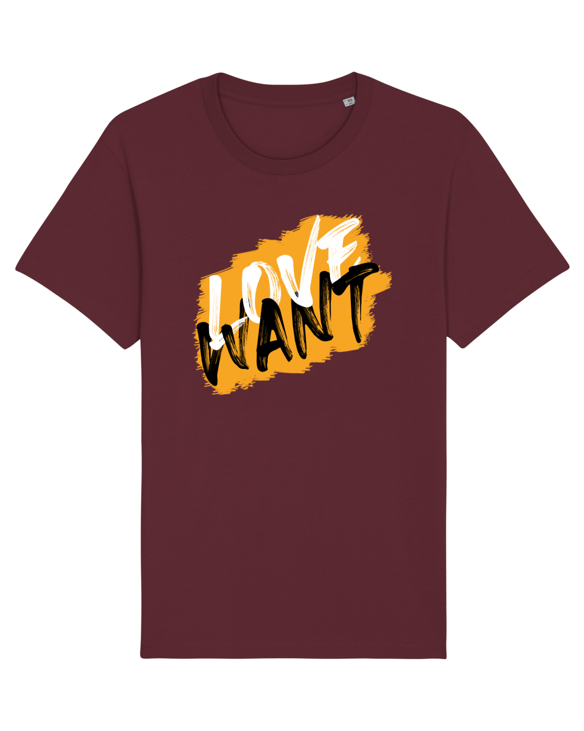 Tricou mânecă scurtă Unisex Rocker Burgundy