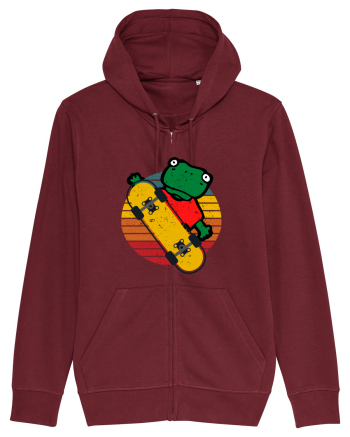Broasca Pe Skateboard Burgundy
